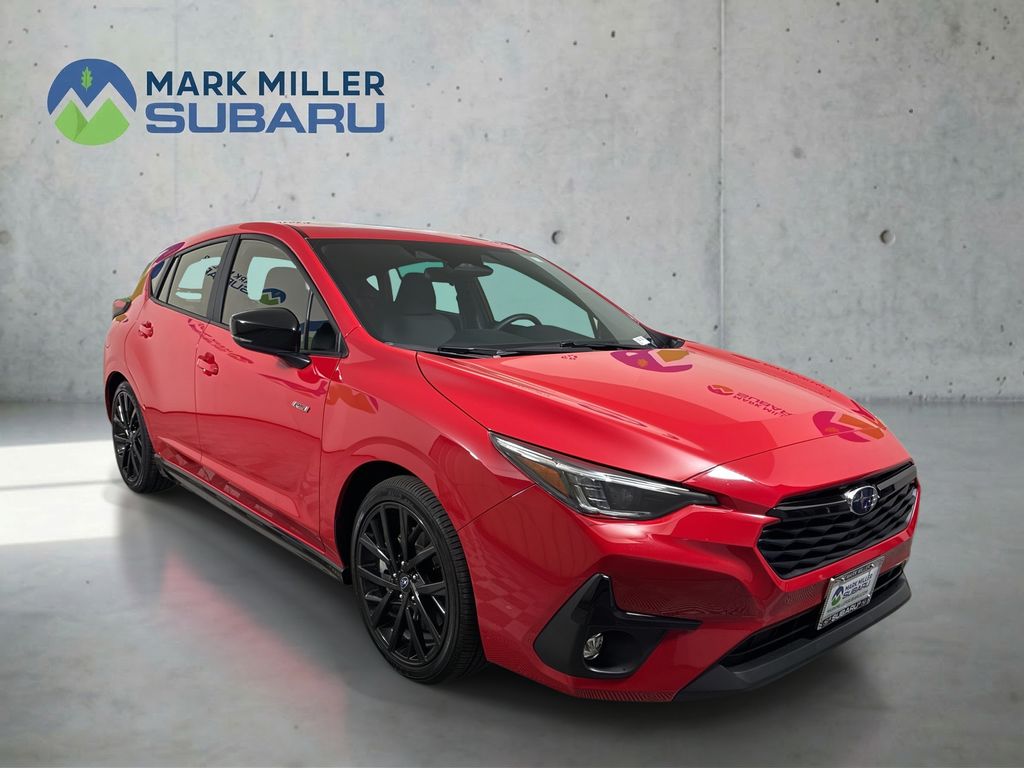 Pure Red 2024 Subaru Impreza RS AWD Wagon All-Wheel Drive Continuously Variable Transmission