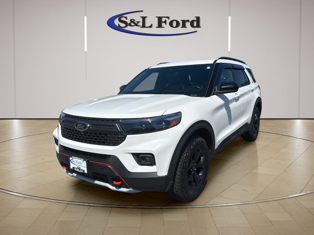 Star White Metallic Tri-Coat 2022 Ford Explorer Timberline AWD SUV / Crossover All-Wheel Drive Automatic