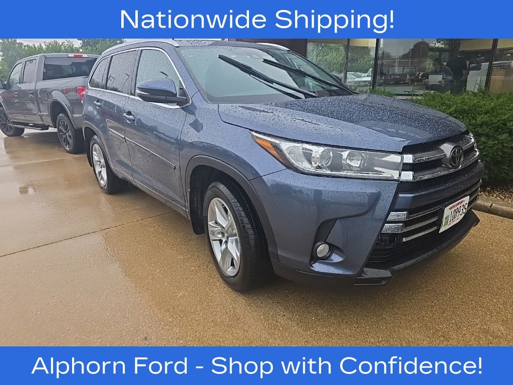 Blue 2017 Toyota Highlander SUV / Crossover All-Wheel Drive 8-Speed Automatic