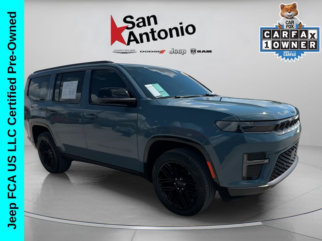 Gray (Steel Blue) 2026 Jeep Grand Wagoneer SUV / Crossover Four-Wheel Drive 8-Speed Automatic