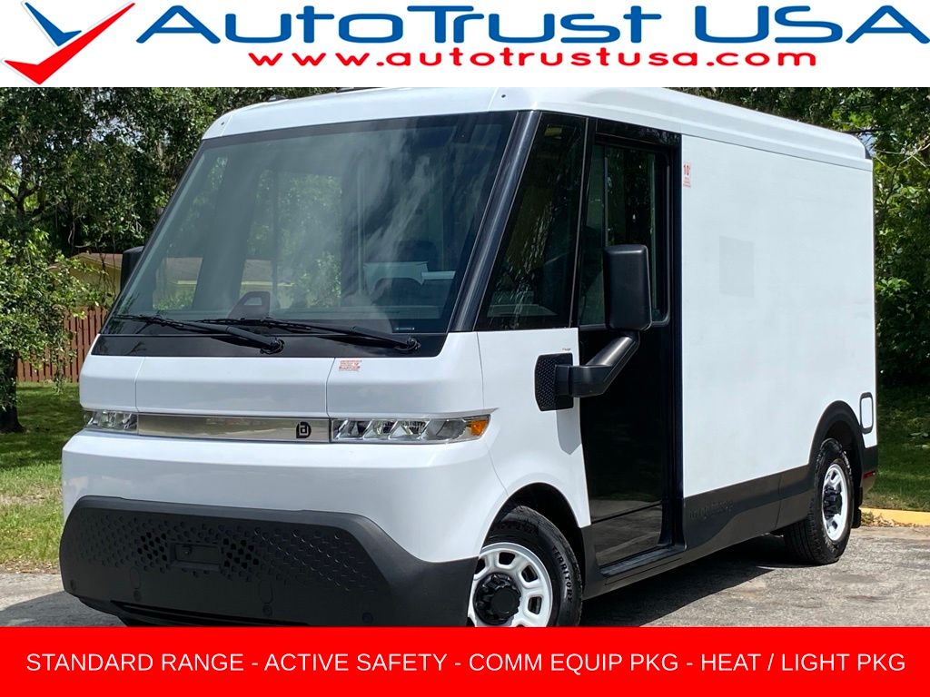 Oyster White 2024 Chevrolet BrightDrop Van All-Wheel Drive 1-Speed Automatic
