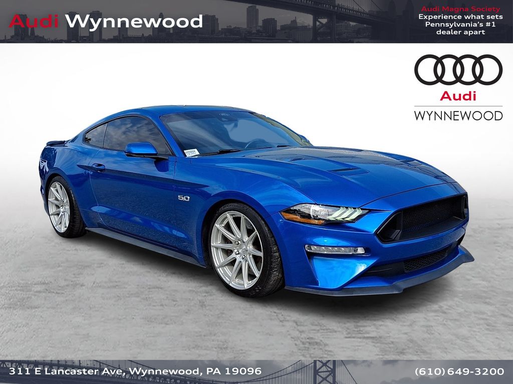 Blue Metallic 2021 Ford Mustang Coupe Rear-Wheel Drive 6-Speed Manual