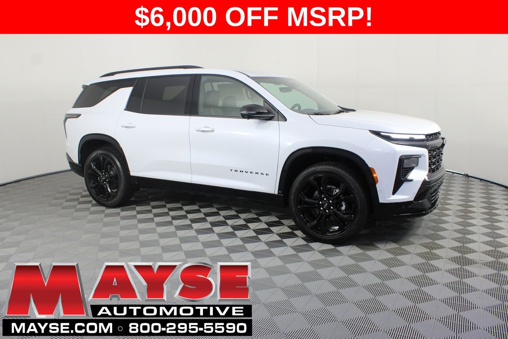 Polar White Tricoat 2027 Chevrolet Traverse SUV / Crossover Front-Wheel Drive 8-Speed Automatic