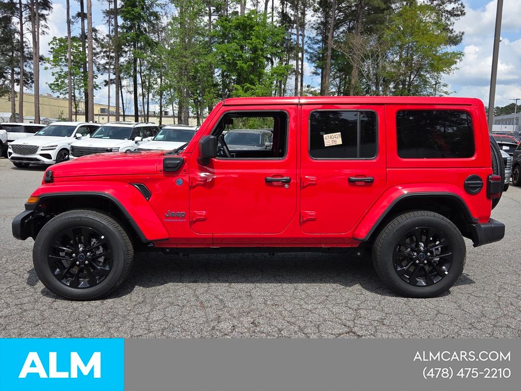 Used 2025 Red Jeep Sahara 4xe image 4