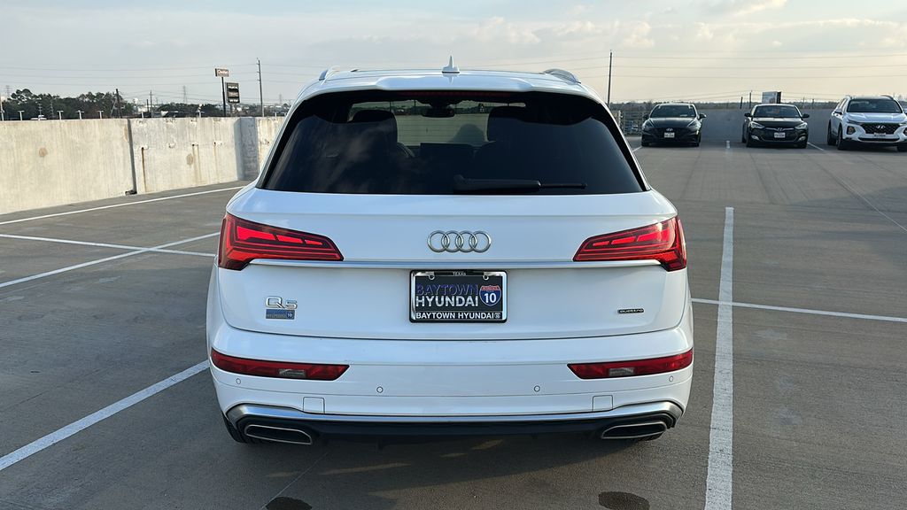 2022 Audi Q5 45 S line Premium White at North Houston Mitsubishi
