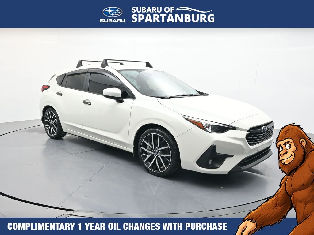 Crystal White Pearl 2024 Subaru Impreza Wagon All-Wheel Drive Continuously Variable Transmission