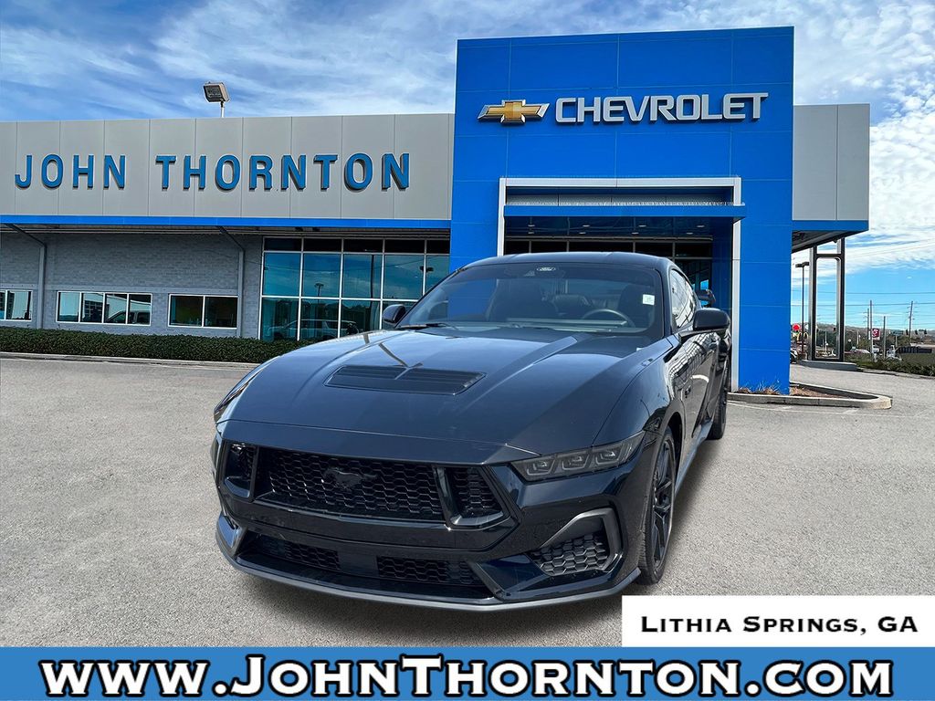 Shadow Black 2024 Ford Mustang GT Premium Fastback RWD Coupe Rear-Wheel Drive Automatic