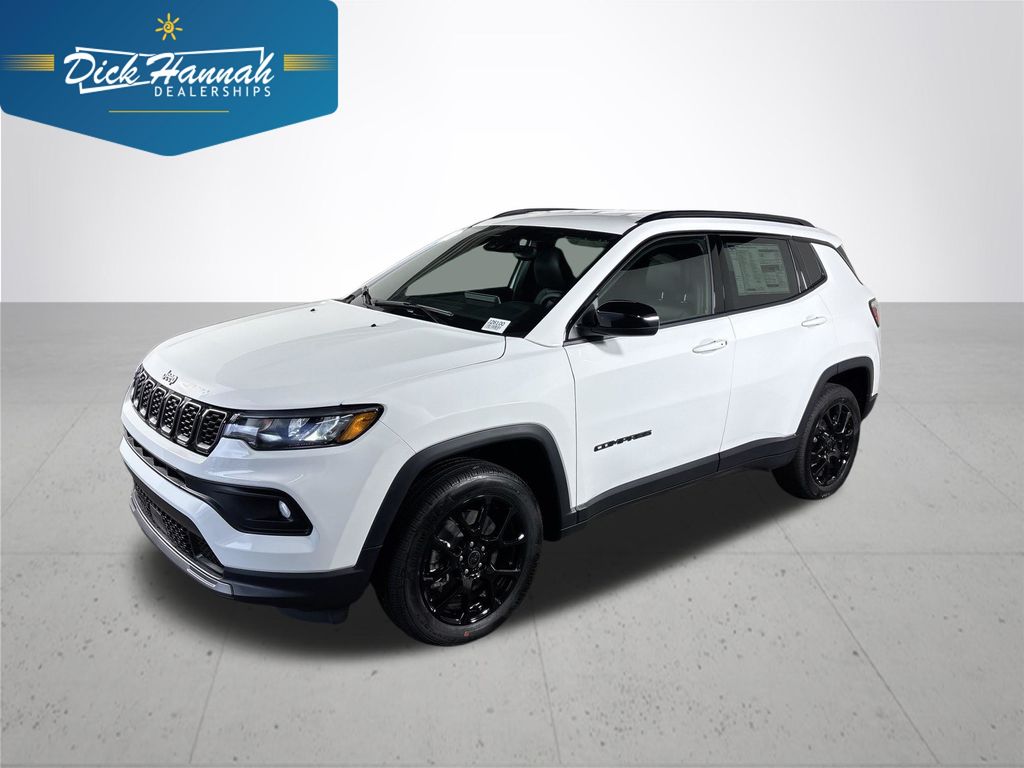 Bright White Clearcoat 2026 Jeep Compass Latitude 4WD SUV / Crossover Four-Wheel Drive 8-Speed Automatic