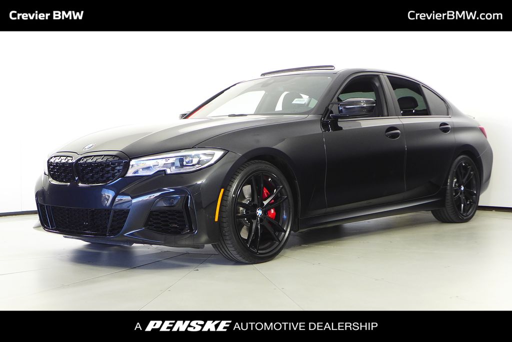 Black Sapphire Metallic 2021 BMW 3 Series Sedan Rear-Wheel Drive 8-Speed Automatic
