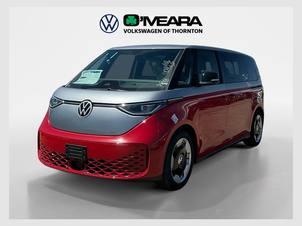 Cherry Red 2025 Volkswagen ID.Buzz Pro S Plus 4Motion Minivan All-Wheel Drive Automatic