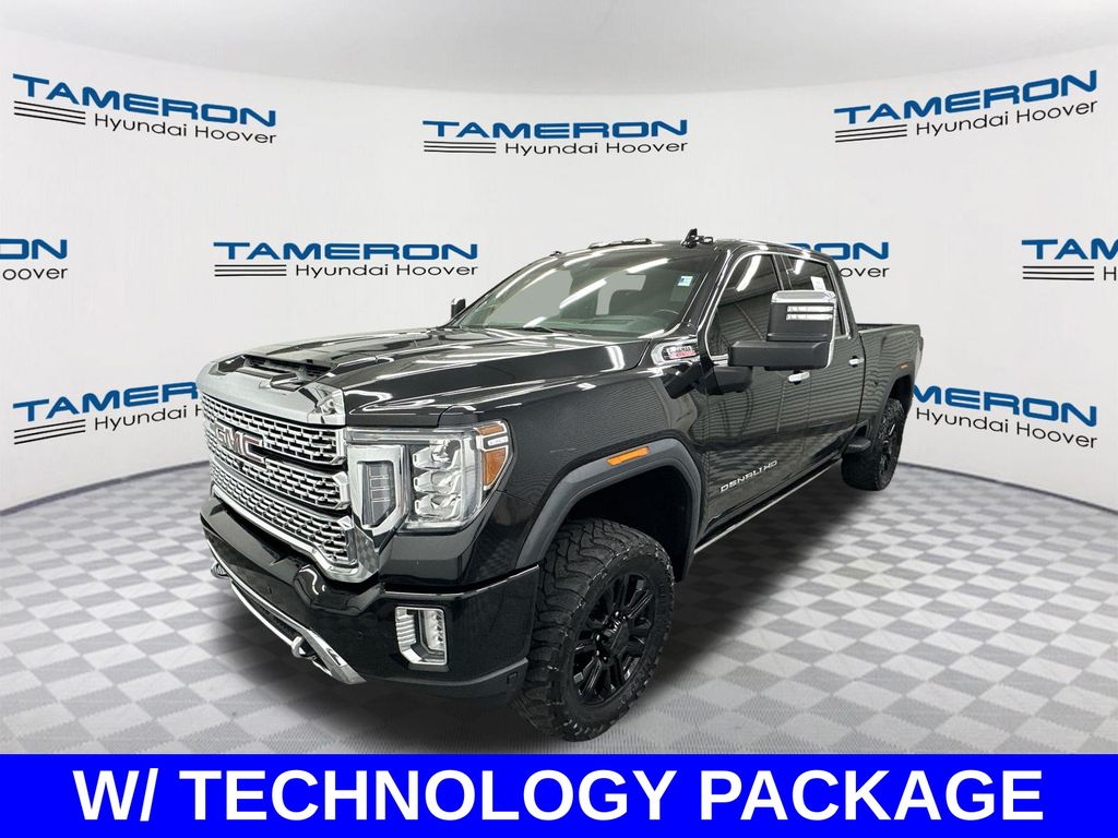 Black (Ebony Twilight Metallic) 2021 GMC Sierra 2500HD Pickup Truck Four-Wheel Drive Automatic