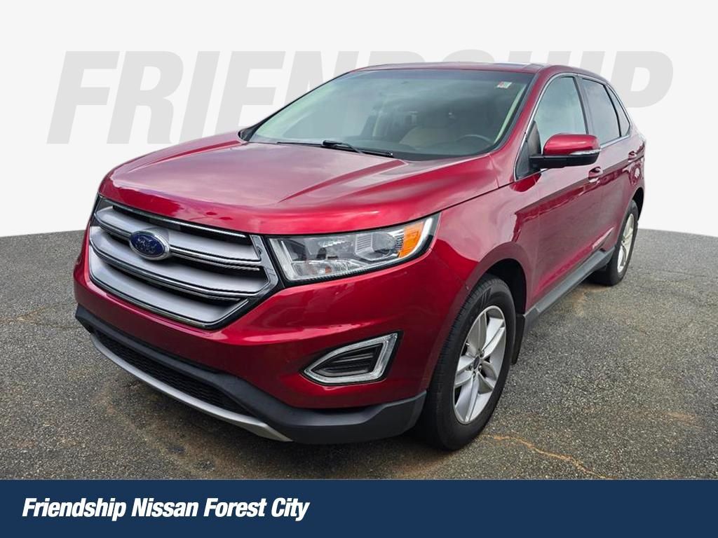 Ruby Red 2016 Ford Edge SUV / Crossover Front-Wheel Drive 6-Speed Automatic
