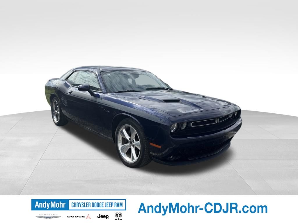 Jazz Blue Pearl 2016 Dodge Challenger R/T RWD Coupe Rear-Wheel Drive 8-Speed Automatic