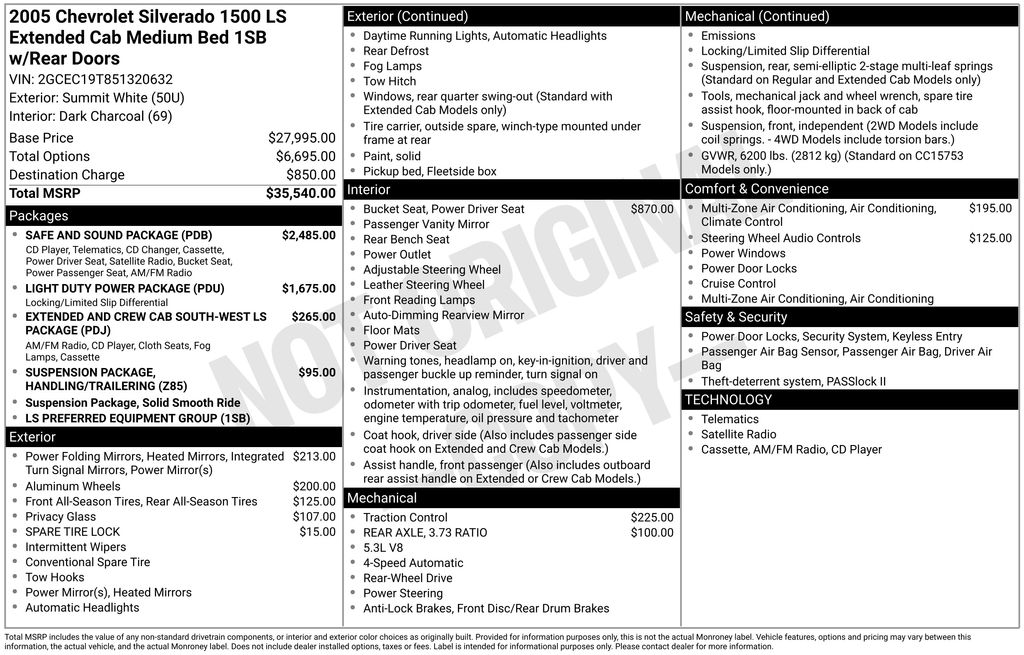 2005 Chevrolet Silverado 1500 LS