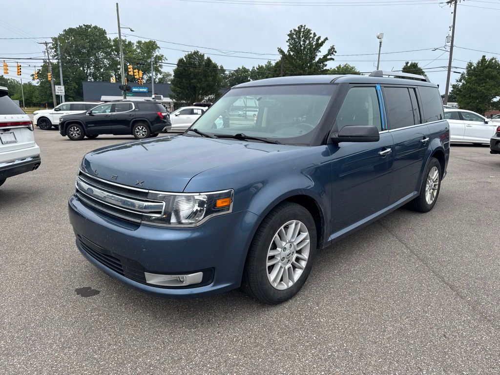 Blue Metallic 2019 Ford Flex SUV / Crossover Front-Wheel Drive 6-Speed Automatic