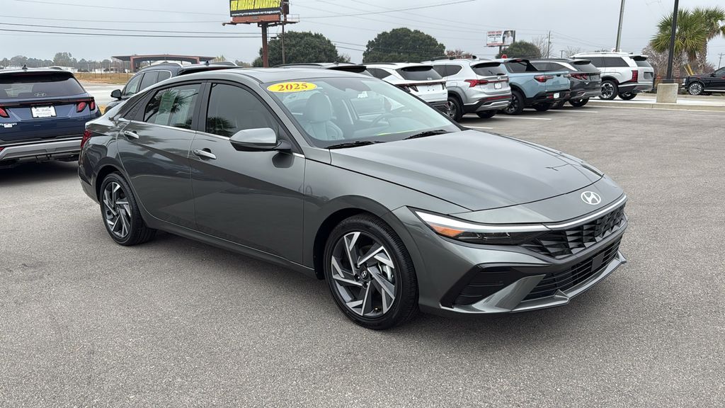 Amazon Gray 2025 Hyundai Elantra Limited FWD Sedan Front-Wheel Drive Continuously Variable Transmission
