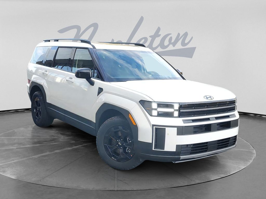 Serenity White 2026 Hyundai Santa Fe SUV / Crossover All-Wheel Drive 8-Speed Automatic