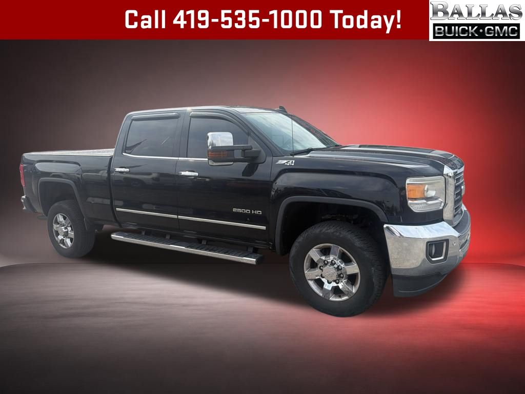 Onyx Black 2015 GMC Sierra 2500HD Pickup Truck Four-Wheel Drive 6-Speed Automatic Overdrive