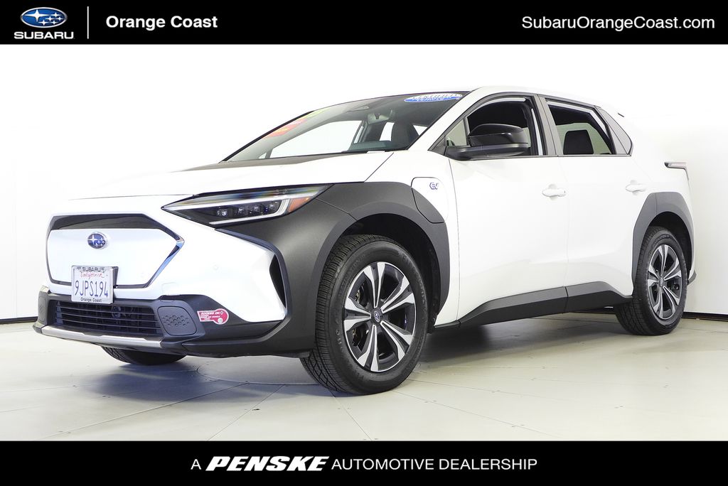 Cosmic White 2023 Subaru Solterra SUV / Crossover All-Wheel Drive 1-Speed Automatic