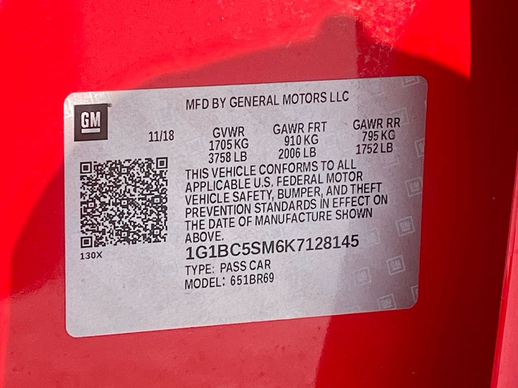 2019 Chevrolet Cruze LS Red at Community Honda