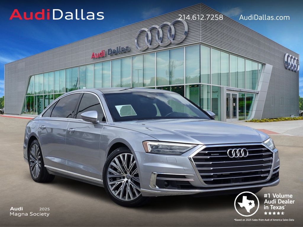 Florett Silver Metallic 2019 Audi A8 Sedan All-Wheel Drive 8-Speed Automatic