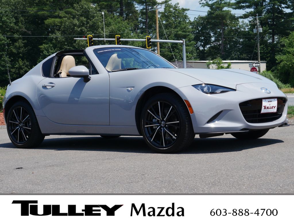 Aero Gray 2024 Mazda MX-5 Miata Convertible Rear-Wheel Drive 6-Speed Automatic