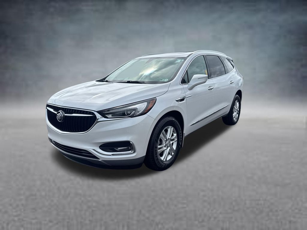 White Frost Tricoat 2021 Buick Enclave SUV / Crossover Four-Wheel Drive 9-Speed Automatic