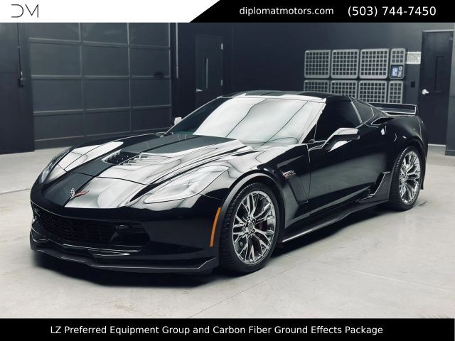 Black 2016 Chevrolet Corvette Z06 2LZ Coupe RWD Coupe Rear-Wheel Drive 7-Speed Manual