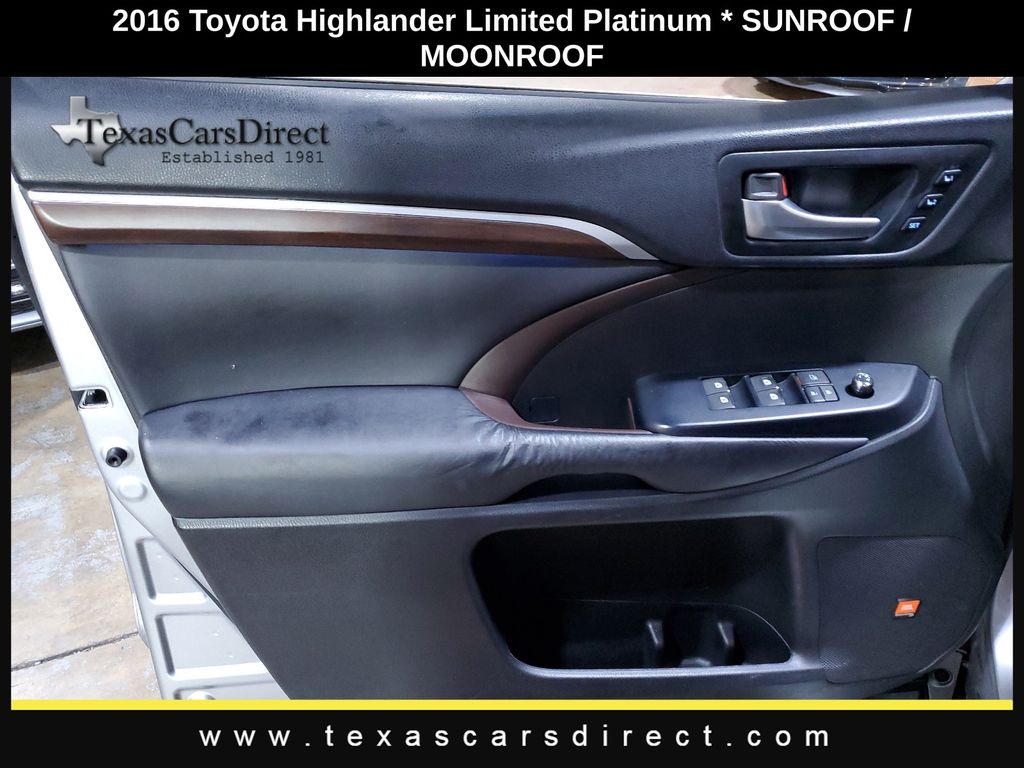 2016 Toyota Highlander Limited Platinum V6 9