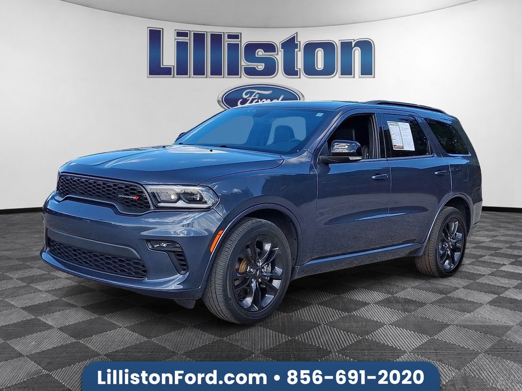 Reactor Blue Pearlcoat 2021 Dodge Durango GT Plus AWD SUV / Crossover All-Wheel Drive 8-Speed Automatic