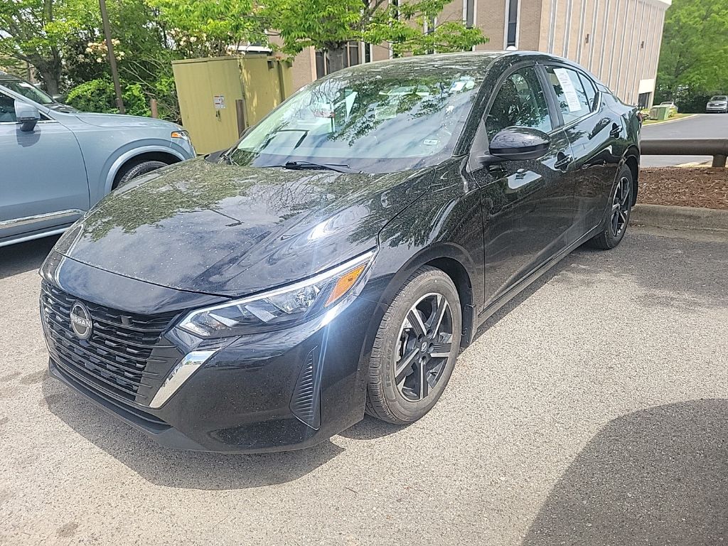 Super Black 2024 Nissan Sentra SV FWD Sedan Front-Wheel Drive Continuously Variable Transmission