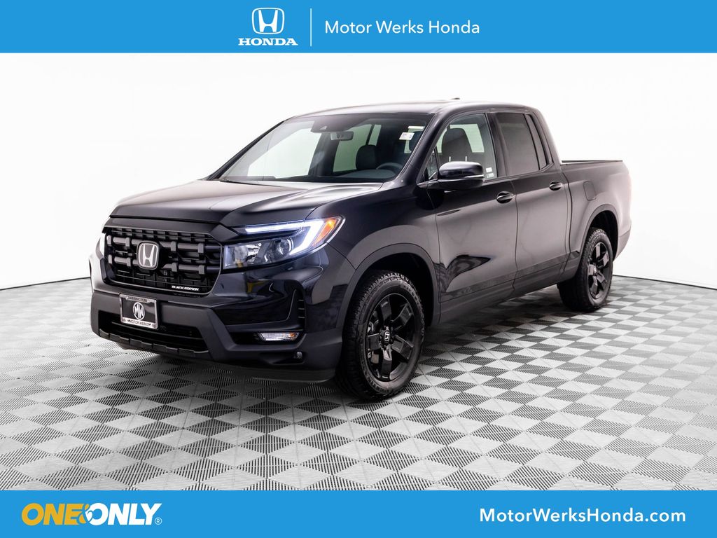 Crystal Black Pearl 2026 Honda Ridgeline Pickup Truck All-Wheel Drive 9-Speed Automatic
