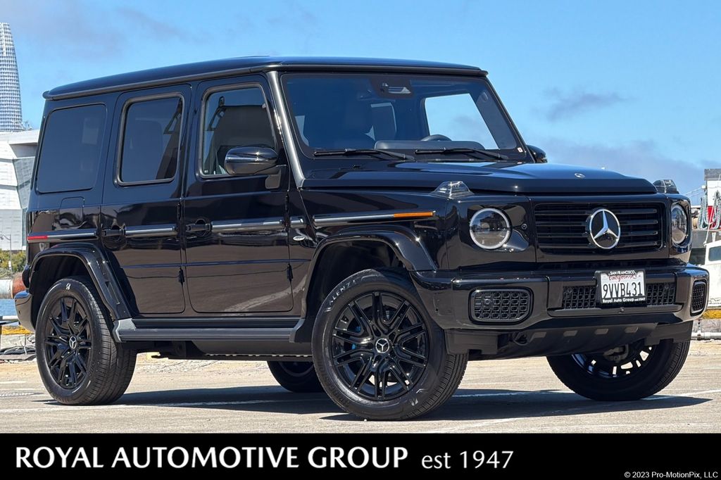 Obsidian Black Metallic 2025 Mercedes-Benz G-Class SUV / Crossover All-Wheel Drive 2-Speed Automatic