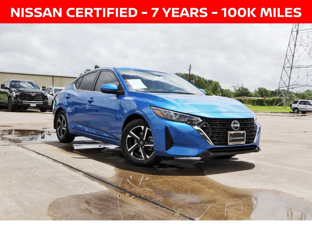 Electric Blue Metallic 2025 Nissan Sentra Sedan Front-Wheel Drive Continuously Variable Transmission