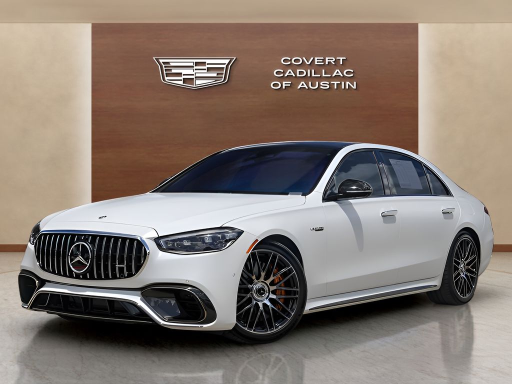 MANUFAKTUR Moonlight White Magno 2024 Mercedes-Benz S-Class Sedan All-Wheel Drive 9-Speed Automatic