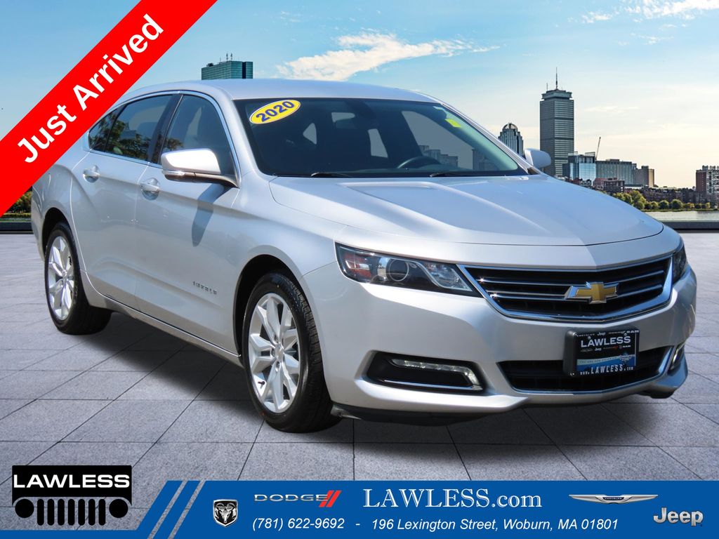 Silver Ice Metallic 2020 Chevrolet Impala Sedan Front-Wheel Drive 6-Speed Automatic Overdrive