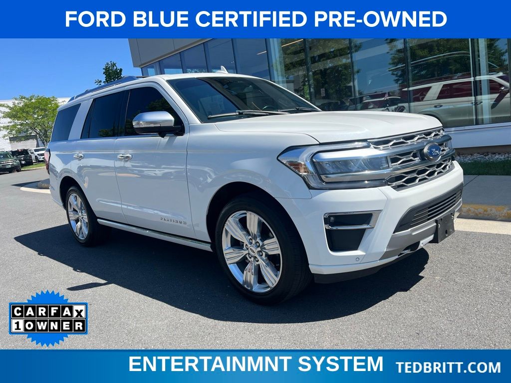 Star White Metallic Tri-Coat 2023 Ford Expedition SUV / Crossover Four-Wheel Drive Automatic
