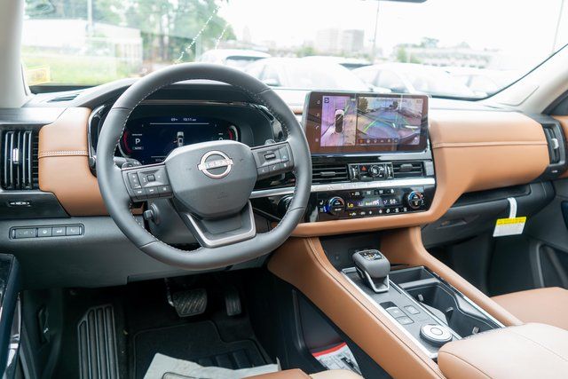 2026 Nissan Pathfinder Platinum White at John Sisson Motors