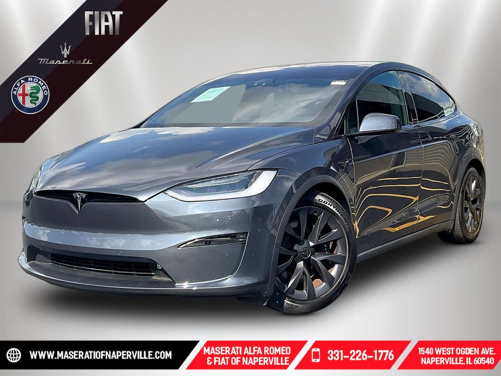 Gray 2022 Tesla Model X SUV / Crossover All-Wheel Drive 1-Speed Automatic