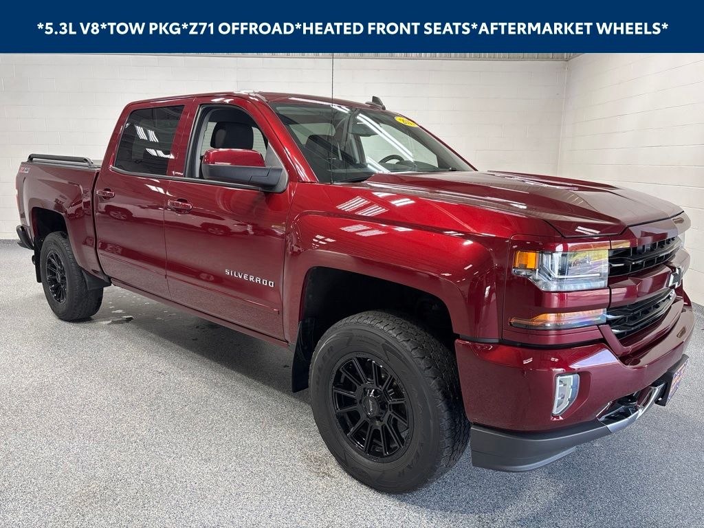 Siren Red Tintcoat 2017 Chevrolet Silverado 1500 Pickup Truck Four-Wheel Drive 6-Speed Automatic Overdrive