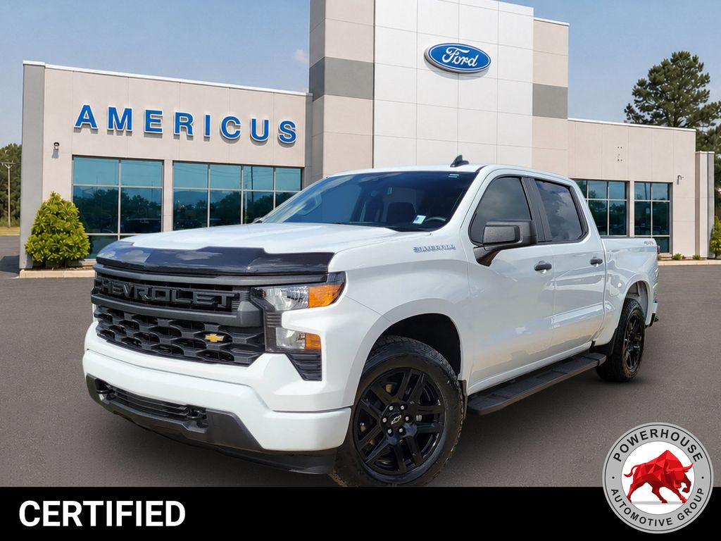 Summit White 2024 Chevrolet Silverado 1500 Pickup Truck Four-Wheel Drive 8-Speed Automatic