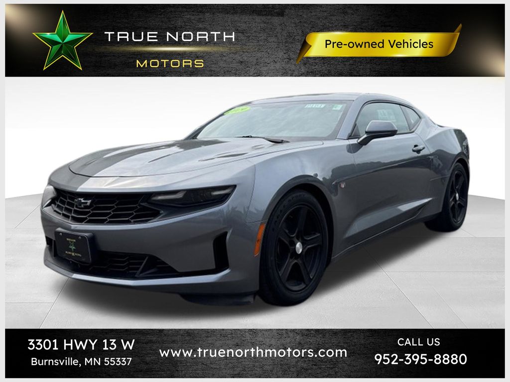 Silver 2019 Chevrolet Camaro Coupe Rear-Wheel Drive 8-Speed Automatic