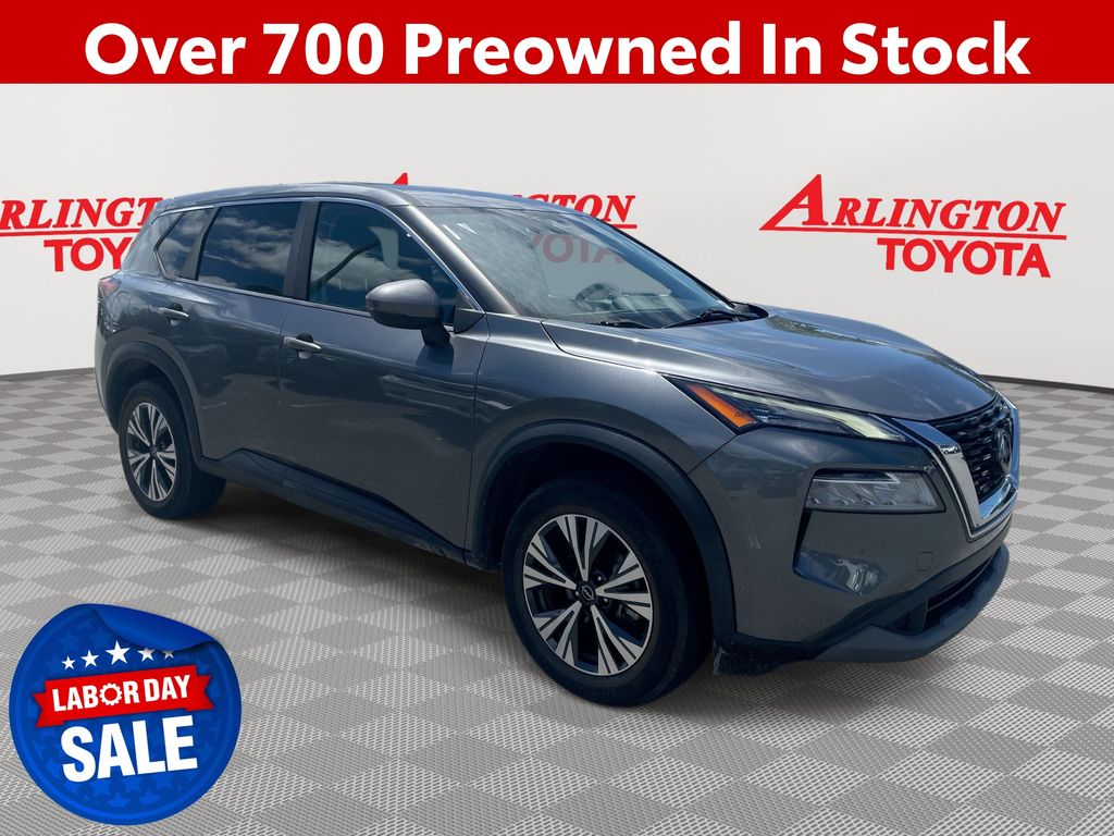 Gray (Gun Metallic) 2022 Nissan Rogue SUV / Crossover All-Wheel Drive Continuously Variable Transmission