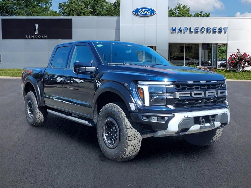 Blue Metallic 2025 Ford F-150 Raptor SuperCrew 4WD Pickup Truck Four-Wheel Drive Automatic