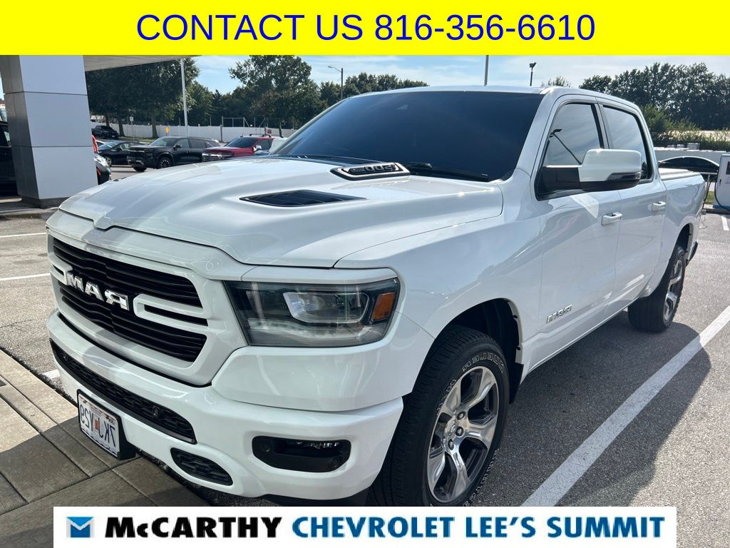 Bright White Clearcoat 2024 RAM 1500 Pickup Truck Four-Wheel Drive 8-Speed Automatic