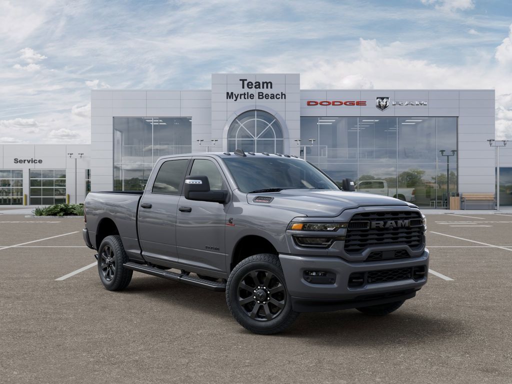 Ceramic Gray Clearcoat 2026 RAM 2500 Big Horn Crew Cab 4WD Pickup Truck Four-Wheel Drive Automatic