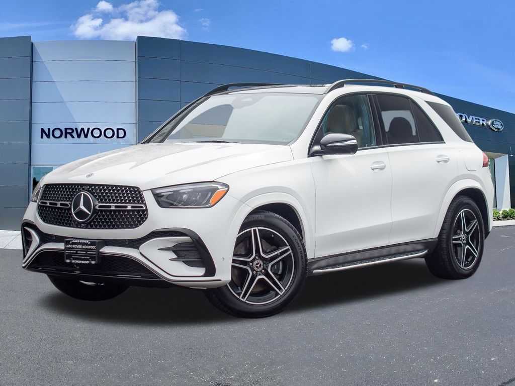 Polar White 2024 Mercedes-Benz GLE 450e 4MATIC SUV / Crossover All-Wheel Drive 9-Speed Automatic