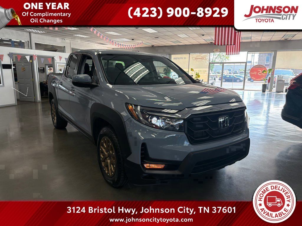 Sonic Gray Pearl 2023 Honda Ridgeline Pickup Truck All-Wheel Drive 9-Speed Automatic