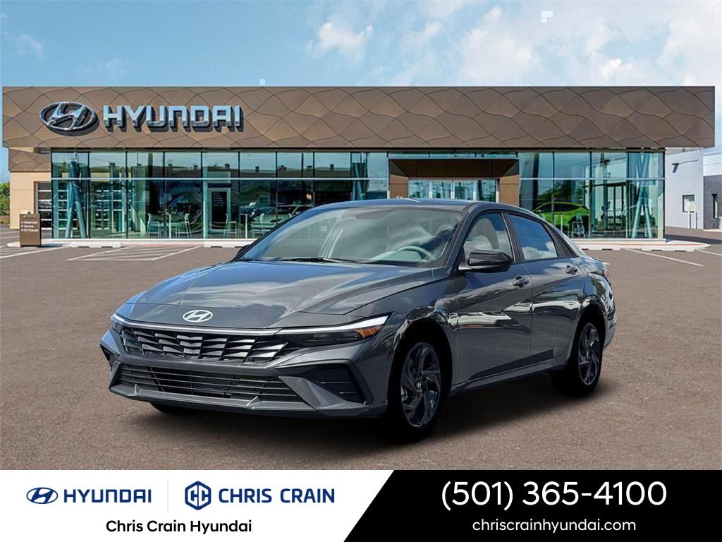 Gray 2026 Hyundai Elantra SEL Sport FWD Sedan Front-Wheel Drive Continuously Variable Transmission