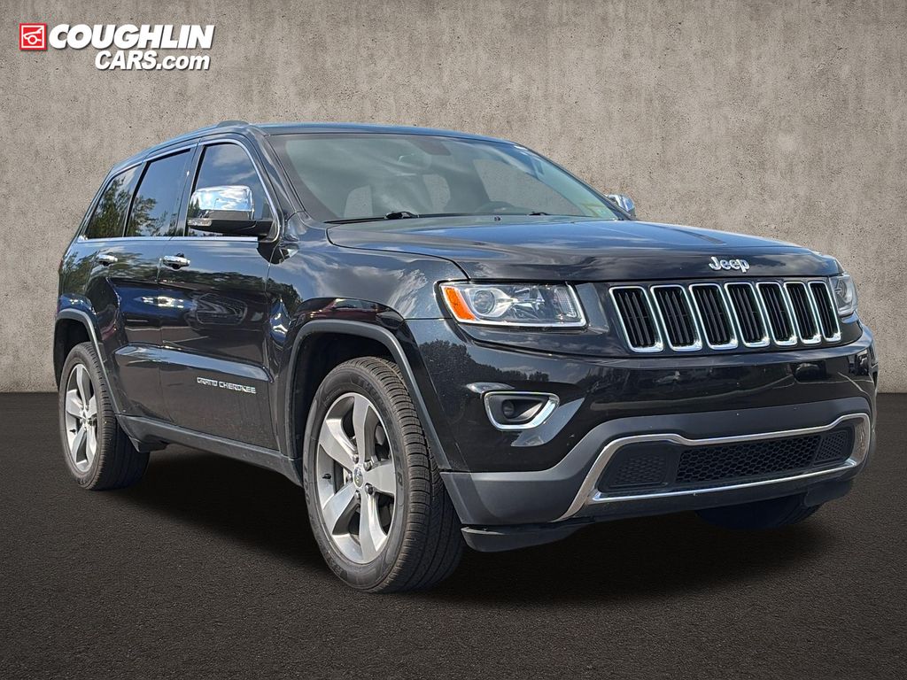 Brilliant Black Crystal Pearlcoat 2015 Jeep Grand Cherokee SUV / Crossover Four-Wheel Drive 8-Speed Automatic